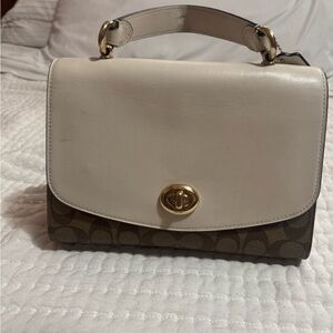 Coach Tilly Top Handle in Signature Canvas